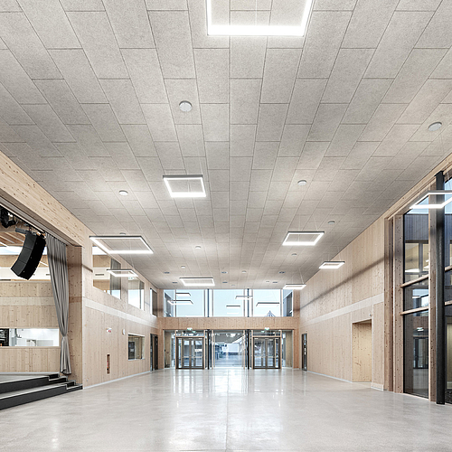 Schulcampus Hollabrunn mit THEURL CLTPLUS innen