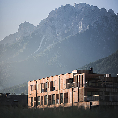 Naturhotel Hirben in Südtirol Außenansicht