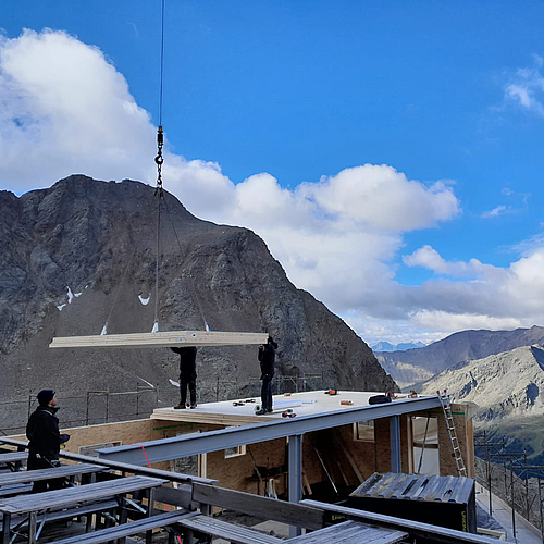 Bau Projekt Schutzhütte Schöne Aussicht