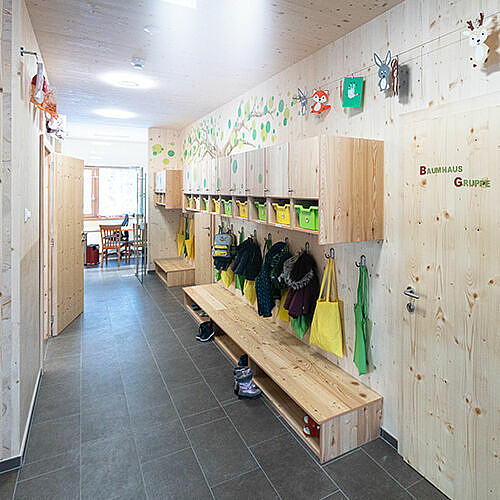 Kindernest Garderobe