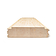 Glulam elements, double tongue and groove with rabbet joint