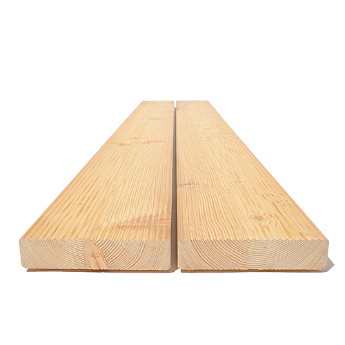 Planed boards ribbed
