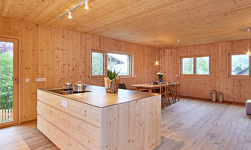 Pilotprojekt CBA 141 Raiffeisenstrasse Innenraum Küche
