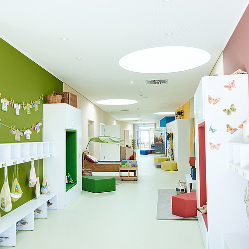 Theurl Kindergarten Gampern Garderobe
