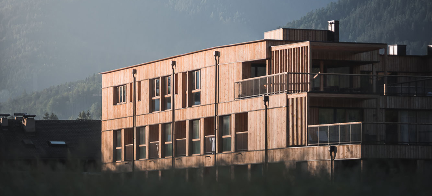 Hotelprojekt Hirben Naturhotel Südtirol Außenansicht